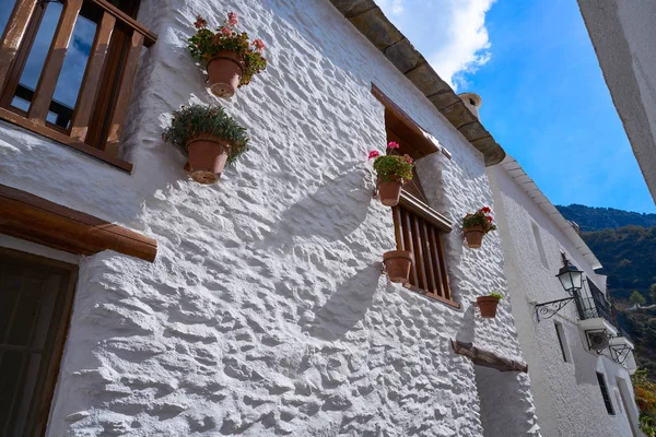 Οδός Περιοχή Alpujarras Γρανάδα Στο Pampaneira Χωριό Της Ανδαλουσίας Στην — Φωτογραφία Αρχείου