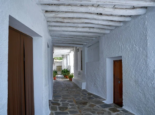 Pampaneira köyü Endülüs İspanya Granada'da Alpujarras sokakta