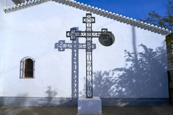 Croix Église Guadix Grenade Espagne Andalousie — Photo