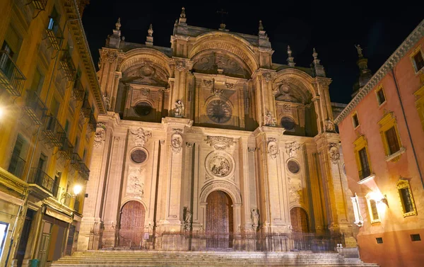 Granadas Katedral Fasad Spanien Andalusien — Stockfoto