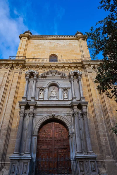 Granadská Katedrála Fasáda Španělsko Andalusie — Stock fotografie