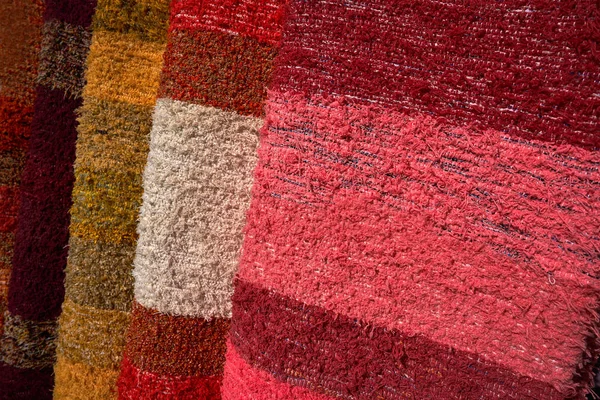 Alpujarras Blankets Rugs Granada Traditional Colorful Serape Stock Picture