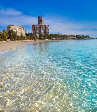 Almadraba plaj Alicante Costa Blanca, İspanya