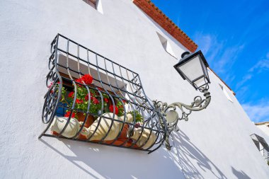 Alicante Akdeniz İspanya adlı köyde Altea beyaz