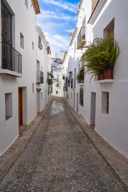 Alicante Akdeniz İspanya adlı köyde Altea beyaz