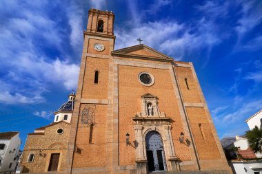 Altea kilise Consuelo Alicante İspanya Akdeniz köyü