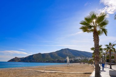 Altea Cap Blanc beach playa Albir Alicante İspanya Costa Blanca de yanında