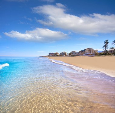 Denia las marinalar les Bovetes beach Alicante, İspanya