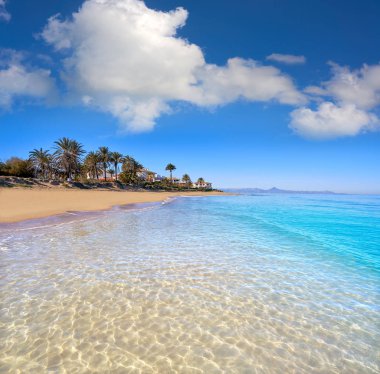Denia las marinalar les Bovetes beach Alicante, İspanya