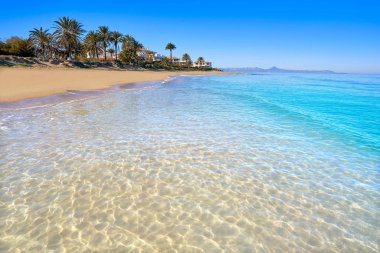Denia las marinalar les Bovetes beach Alicante, İspanya