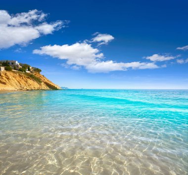 Campello Alicante Cala Lanuza beach Costa Blanca, İspanya