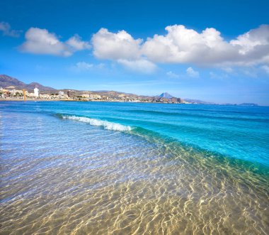 Campello of Alicante Carrer de la Mar beach in Spain at Costa Blanca