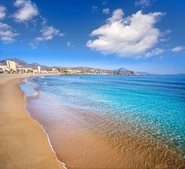 Campello of Alicante Carrer de la Mar beach in Spain at Costa Blanca