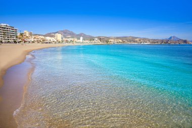 Campello of Alicante Carrer de la Mar beach in Spain at Costa Blanca
