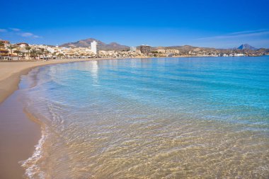 Campello of Alicante Carrer de la Mar beach in Spain at Costa Blanca