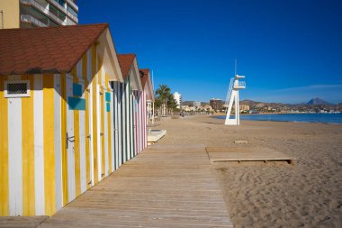 Campello of Alicante Carrer de la Mar beach in Spain at Costa Blanca