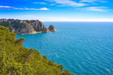 Akdeniz Javea kalede Granadella alicante İspanya'da Xabia