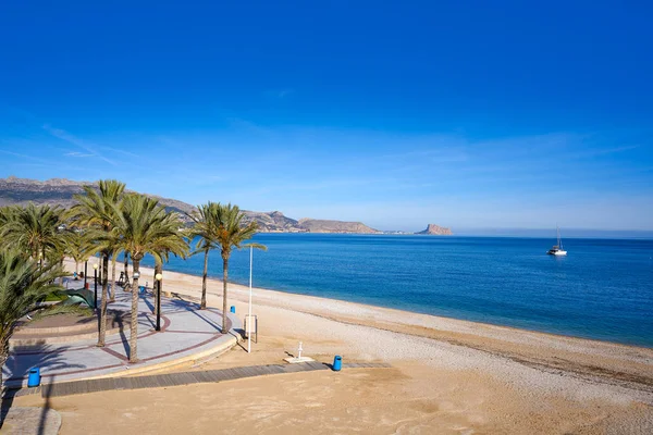 Albir Strand Alfas Del Von Alicante Spanien Der Costa Blanca — Stockfoto