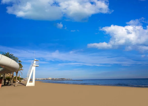 Spiaggia Alicante Postiguet Costa Blanca Spagna — Foto Stock