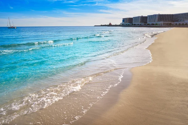 Spiaggia Alicante Postiguet Costa Blanca Spagna — Foto Stock