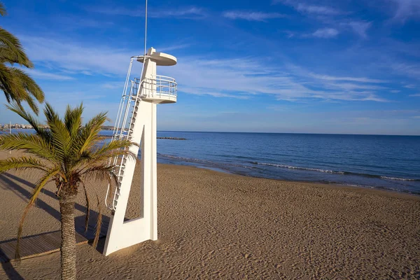 Alicante Postiguet Beach Costa Blanca Spain — Stock Photo, Image