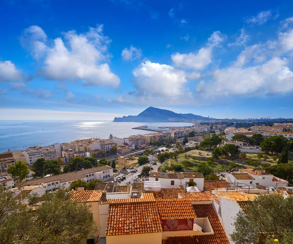 Altea White Village Skyline Alicante Mediterranen Spanien — Stockfoto