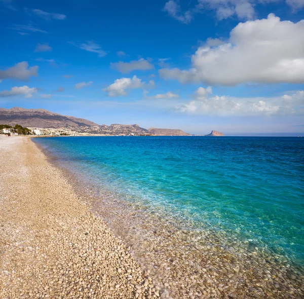 Altea Cap Blanc Beach Playa Albir Alicante Spain Costa Blanca — Stock Photo, Image