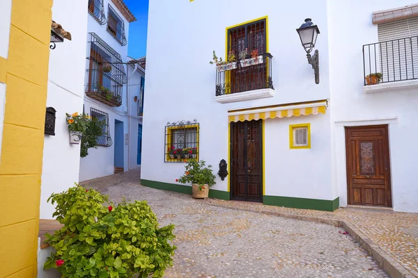 Altea Bílé Vesnice Alicante Středomořském Pobřeží Španělska — Stock fotografie