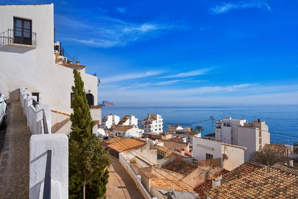 Altea White Village Skyline Alicante Mediterranean Spain — Stock Photo, Image