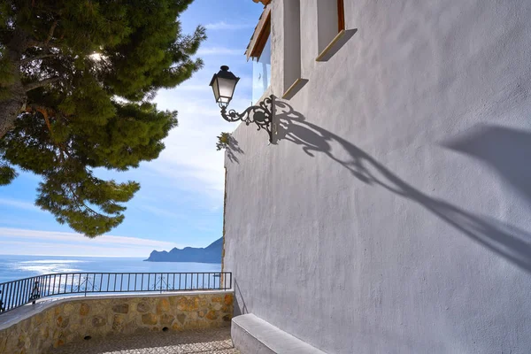 Altea Λευκό Χωριό Του Αλικάντε Στη Μεσόγειο Ισπανία — Φωτογραφία Αρχείου