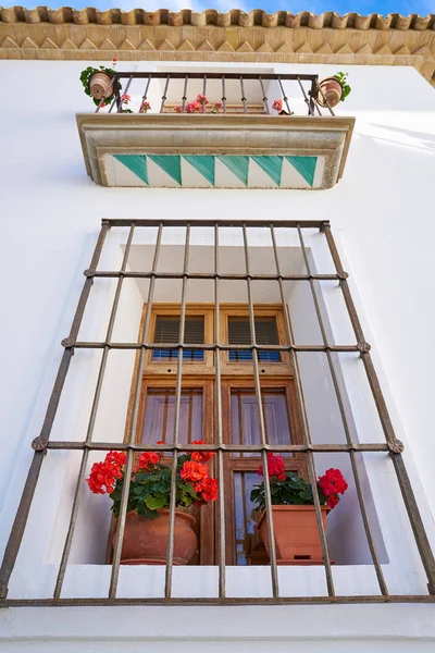 Altea White Village Alicante Mediterranean Spain Window — Stock Photo, Image