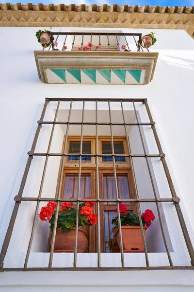 Altea Vita Byn Alicante Medelhavet Spanien Fönster — Stockfoto