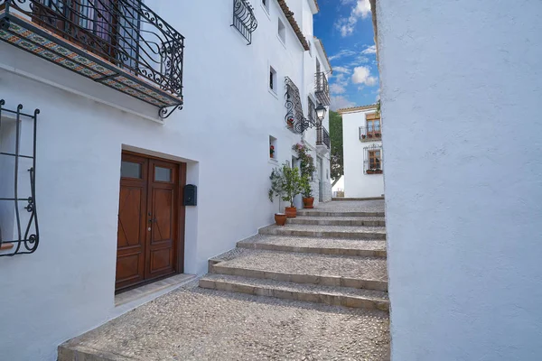 Altea Bílé Vesnice Alicante Středomořském Pobřeží Španělska — Stock fotografie