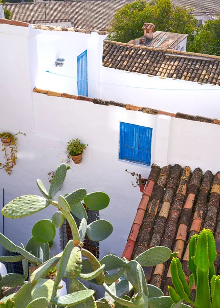 Белая Деревня Altea Аликанте Средиземноморском Побережье Испании — стоковое фото