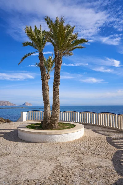 Spiaggia Altea Playa Roda Palme Alicante Spagna — Foto Stock