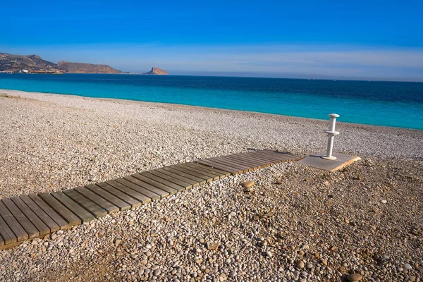 Altea Cap Blanc Beach Playa Albir Alicante Spain Costa Blanca — Stock Photo, Image