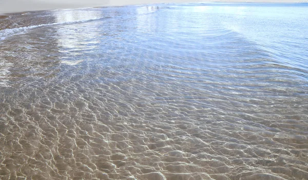 Чистый Прозрачный Пляж Побережье Коста Бланки Аликанте — стоковое фото