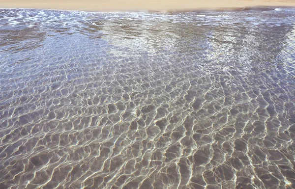 Clear Transparent Beach Water Shore Costa Blanca Alicante — Stock Photo, Image