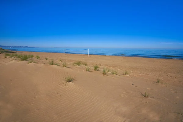 Denia Las Marinas Les Bovetes Beach Alicante Spanien Sanddyner — Stockfoto
