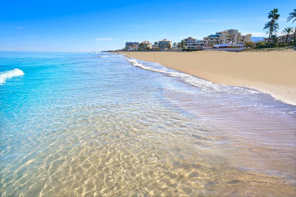 Denia Las Marinas Les Bovetes Strand Alicante Von Spanien — Stockfoto