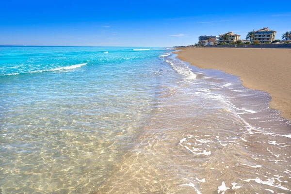 Plage Denia Las Marinas Les Bovetes Alicante Espagne — Photo