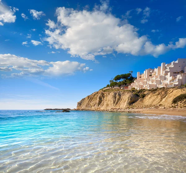 Campello Von Alicante Cala Lanuza Strand Spanien Der Costa Blanca — Stockfoto