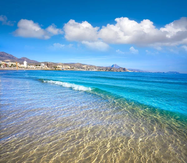 Campello Alicante Carrer Mar Beach Spain Costa Blanca — Stock fotografie