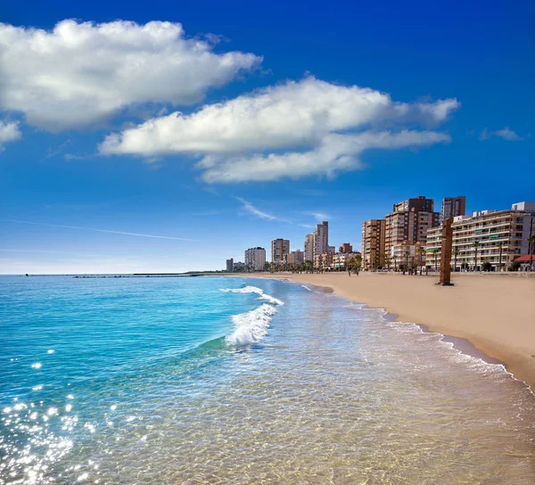 Campello Alicante Carrer Mar Praia Espanha Costa Blanca — Fotografia de Stock