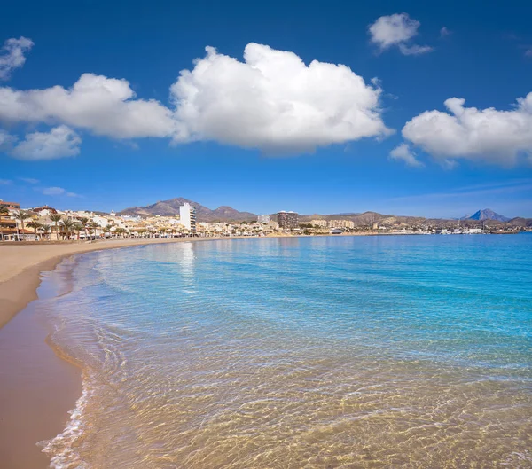 Spiaggia Campello Alicante Carrer Mar Spagna Costa Blanca — Foto Stock