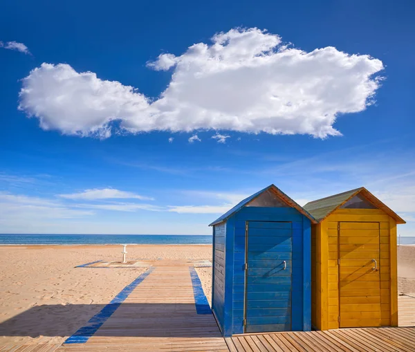 Praia Campello Muchavista Playa Alicante Costa Blanca Espanha — Fotografia de Stock