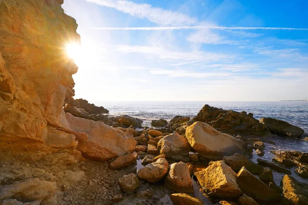 Campello Alicante Cala Coveta Fuma Pláž Španělsku Costa Blanca — Stock fotografie