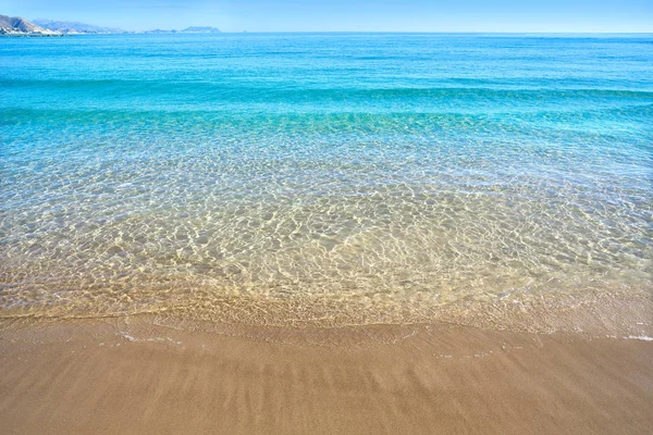 Spiaggia Campello Alicante Carrer Mar Spagna Costa Blanca — Foto Stock