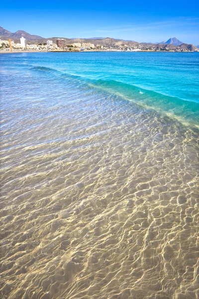 Campello Alicante Carrer Mar Beach Spain Costa Blanca — Stockfoto