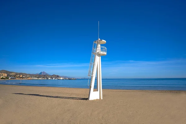 Παραλία Mar Καμπέγιο Της Καριερας Του Αλικάντε Στην Ισπανία Κόστα — Φωτογραφία Αρχείου